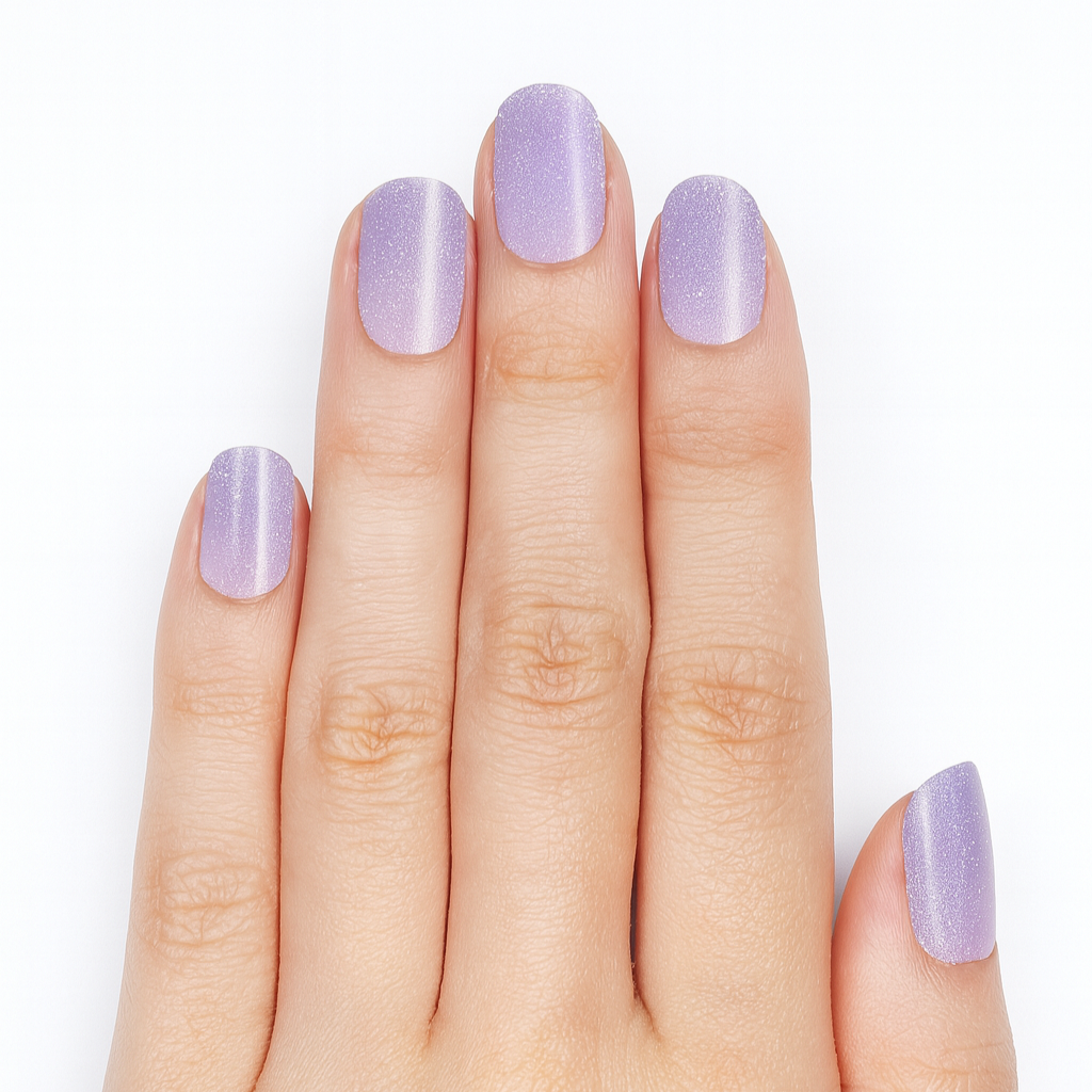 Moon Dust - DIY Semi cured gel nail wraps