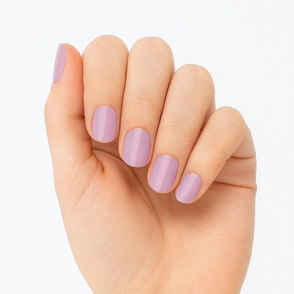 Lavender Haze - DIY Semi cured gel nail wraps
