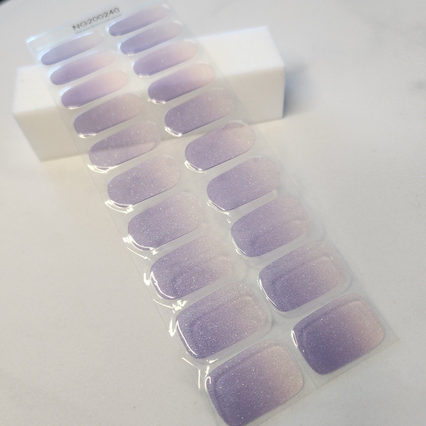 Moon Dust - DIY Semi cured gel nail wraps