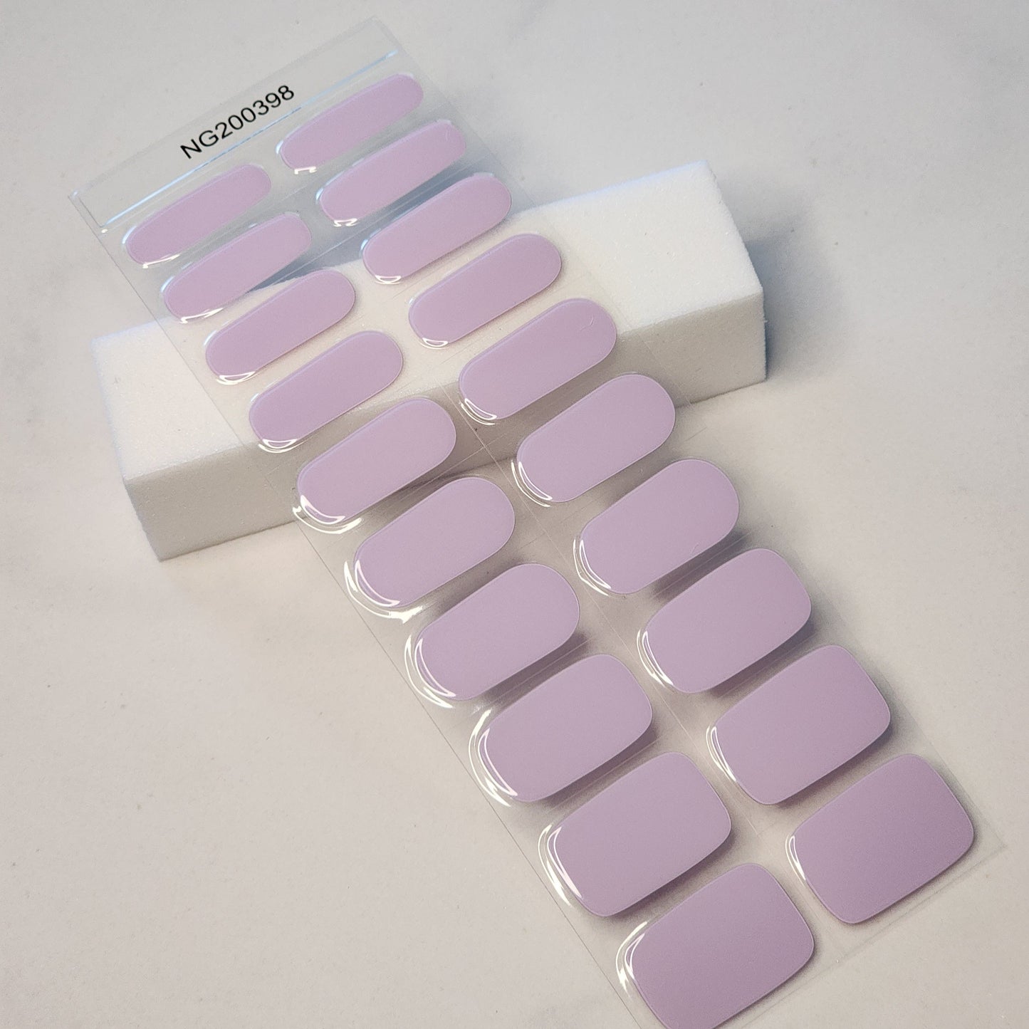 Lavender Haze - DIY Semi cured gel nail wraps