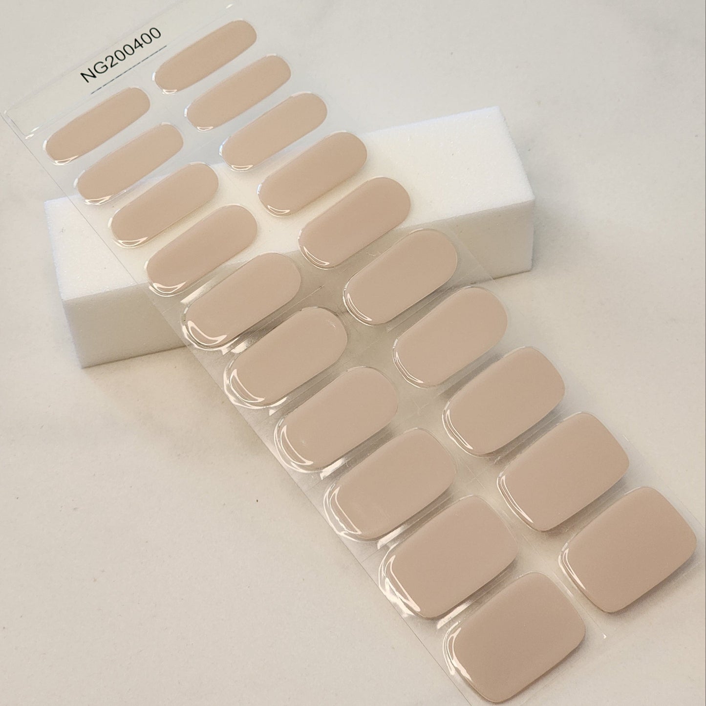 Morning Latte - DIY Semi cured gel nail wraps
