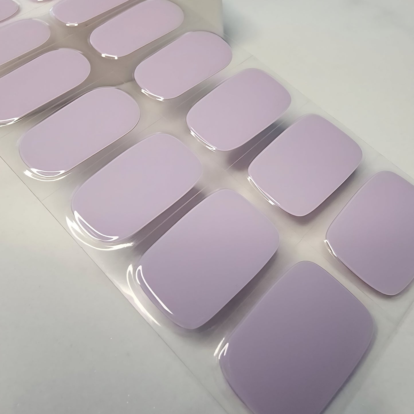 Lavender Haze - DIY Semi cured gel nail wraps