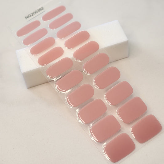 Vintage Rose - DIY Semi cured gel nail wraps