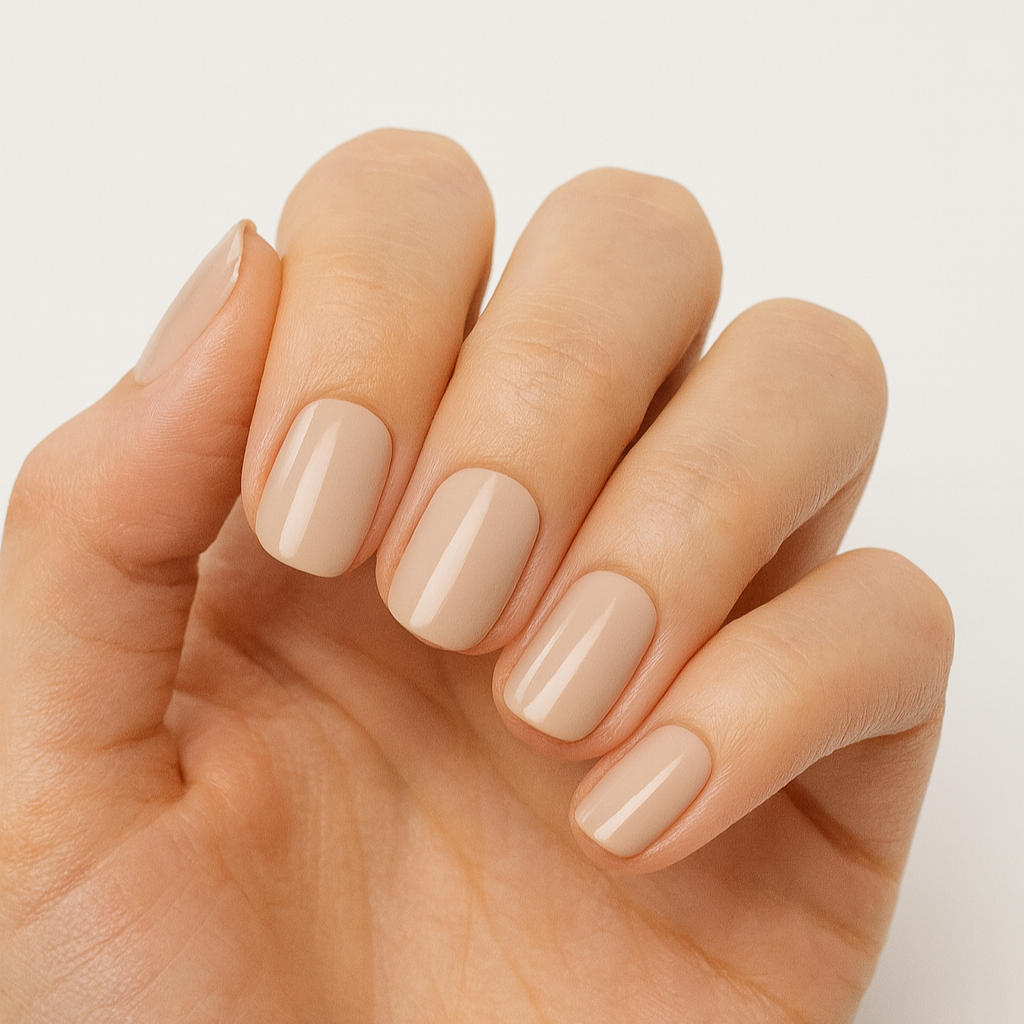 Morning Latte - DIY Semi cured gel nail wraps