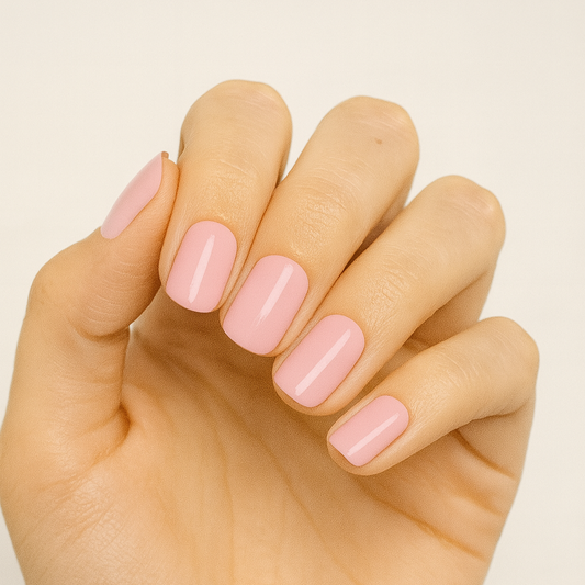 Blush Hour - DIY Semi cured gel nail wraps