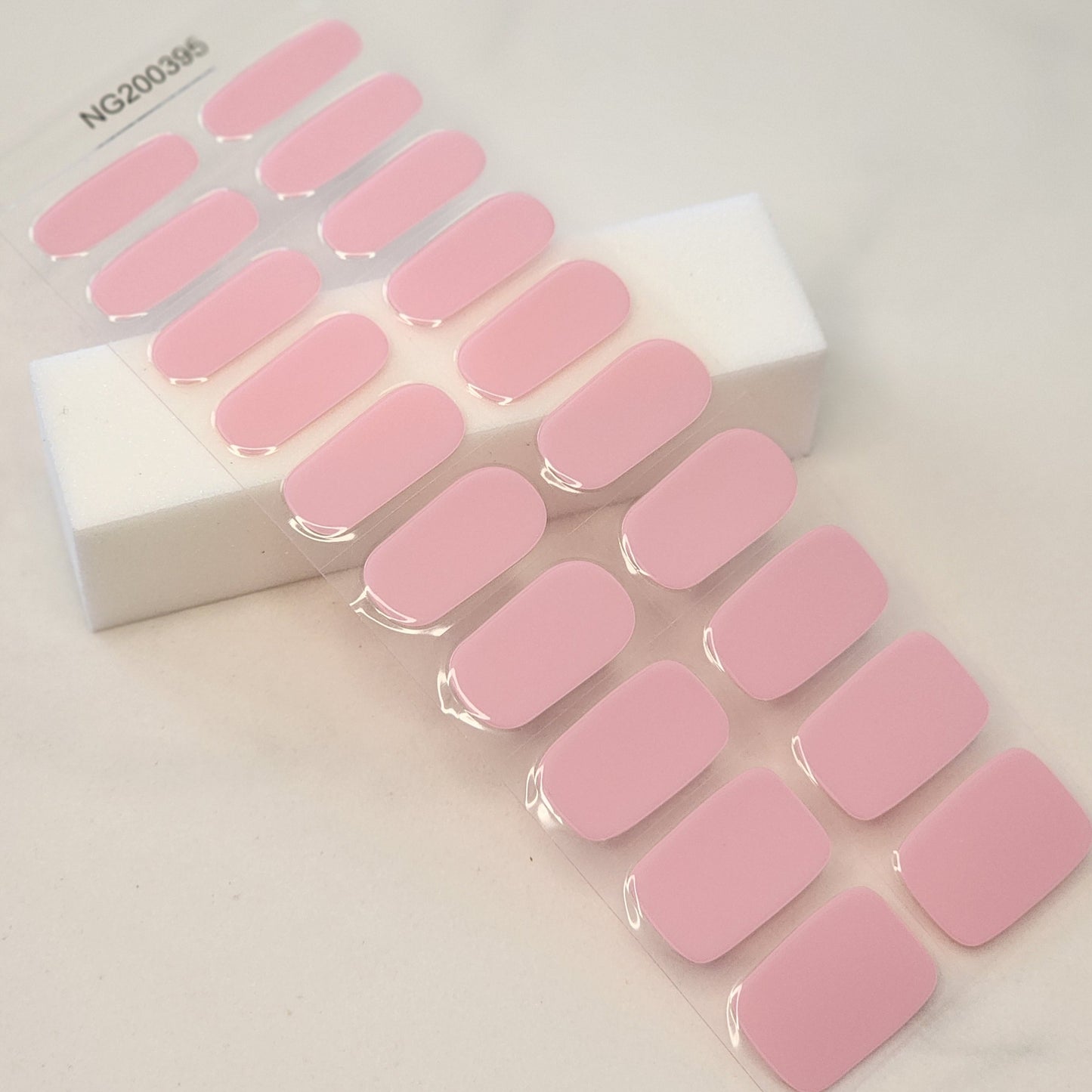 Blush Hour - DIY Semi cured gel nail wraps