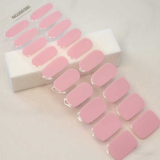 Blush Hour - DIY Semi cured gel nail wraps
